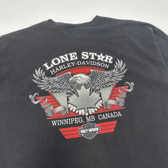 2002 Harley Davidson Lone Star Winnipeg Tee XL - Picture 5 of 6
